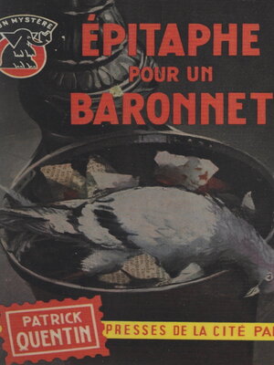 cover image of Épitaphe pour un baronnet